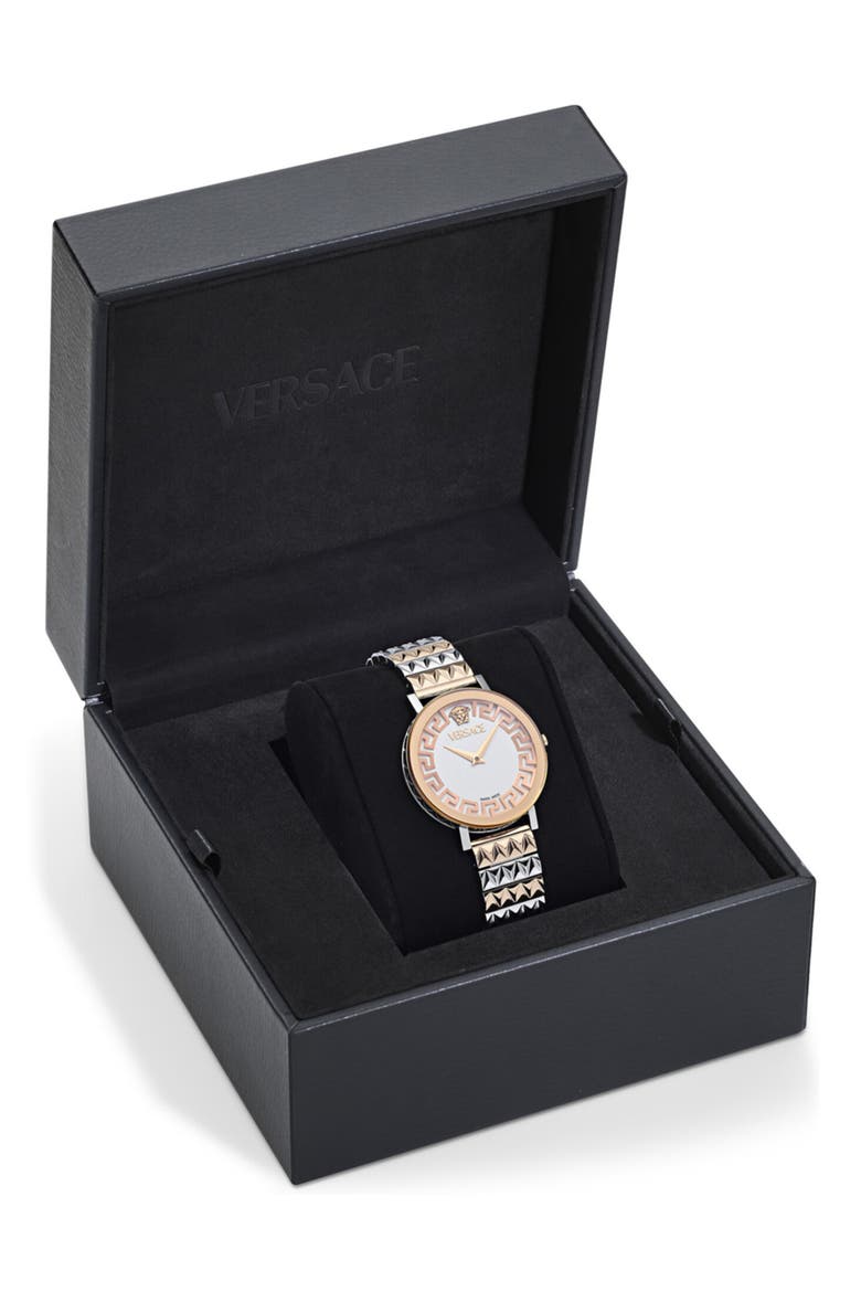 Daedalus Two Tone Bracelet Watch, Alternate, color, TWO TONE