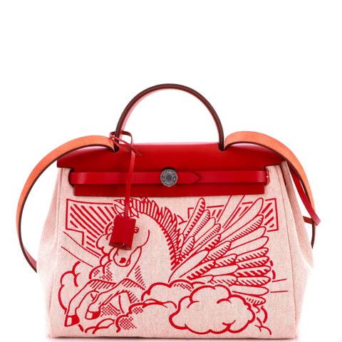 Herbag Zip Pegase Pop Toile and Leather 31