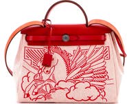 Pre-Owned Hermes Herbag Zip Pegase Pop Toile and Leather 31