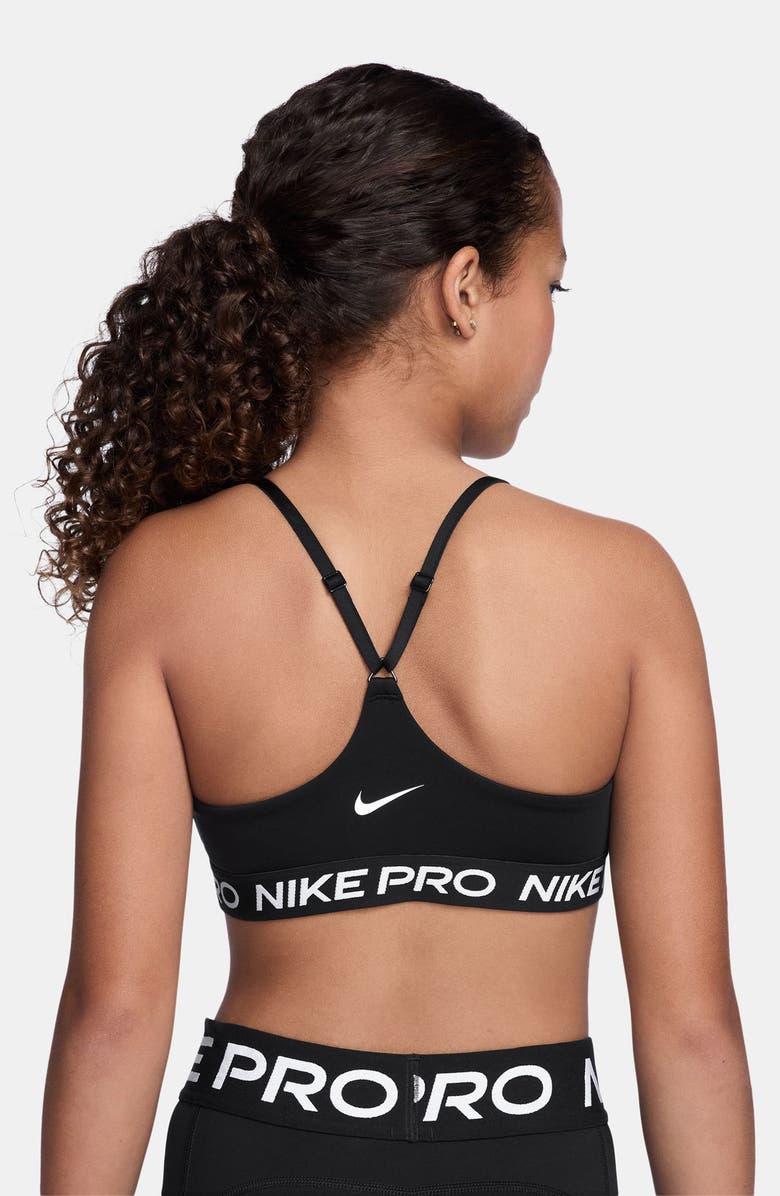 Nike Kids' Pro Indy Sports Bra, Alternate, color, Black