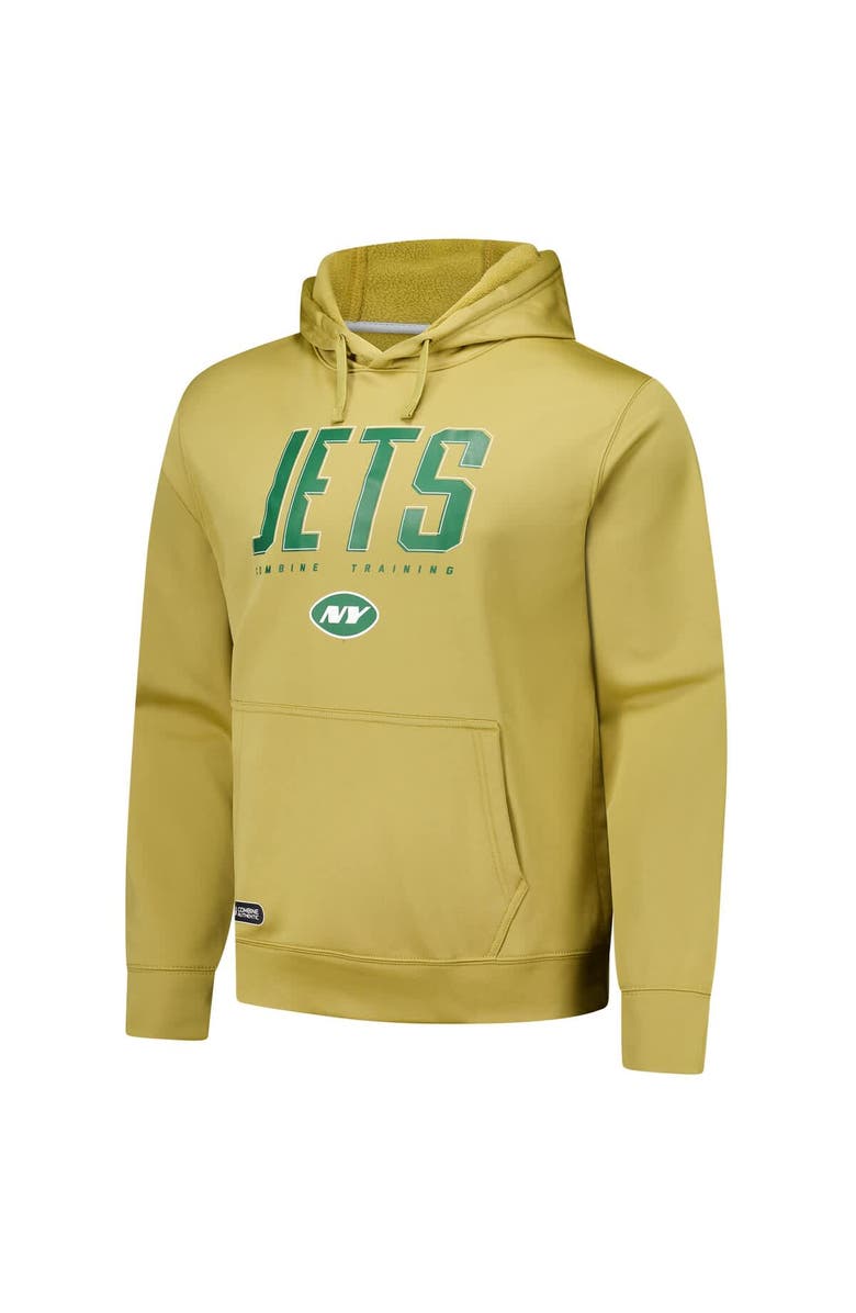 Outerstuff Men's Khaki New York Jets Top Ranked Pullover Hoodie, Alternate, color, Khaki