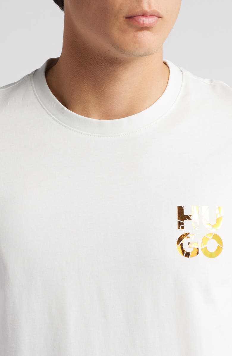 HUGO Diridumti Graphic T-Shirt, Alternate, color, Natural
