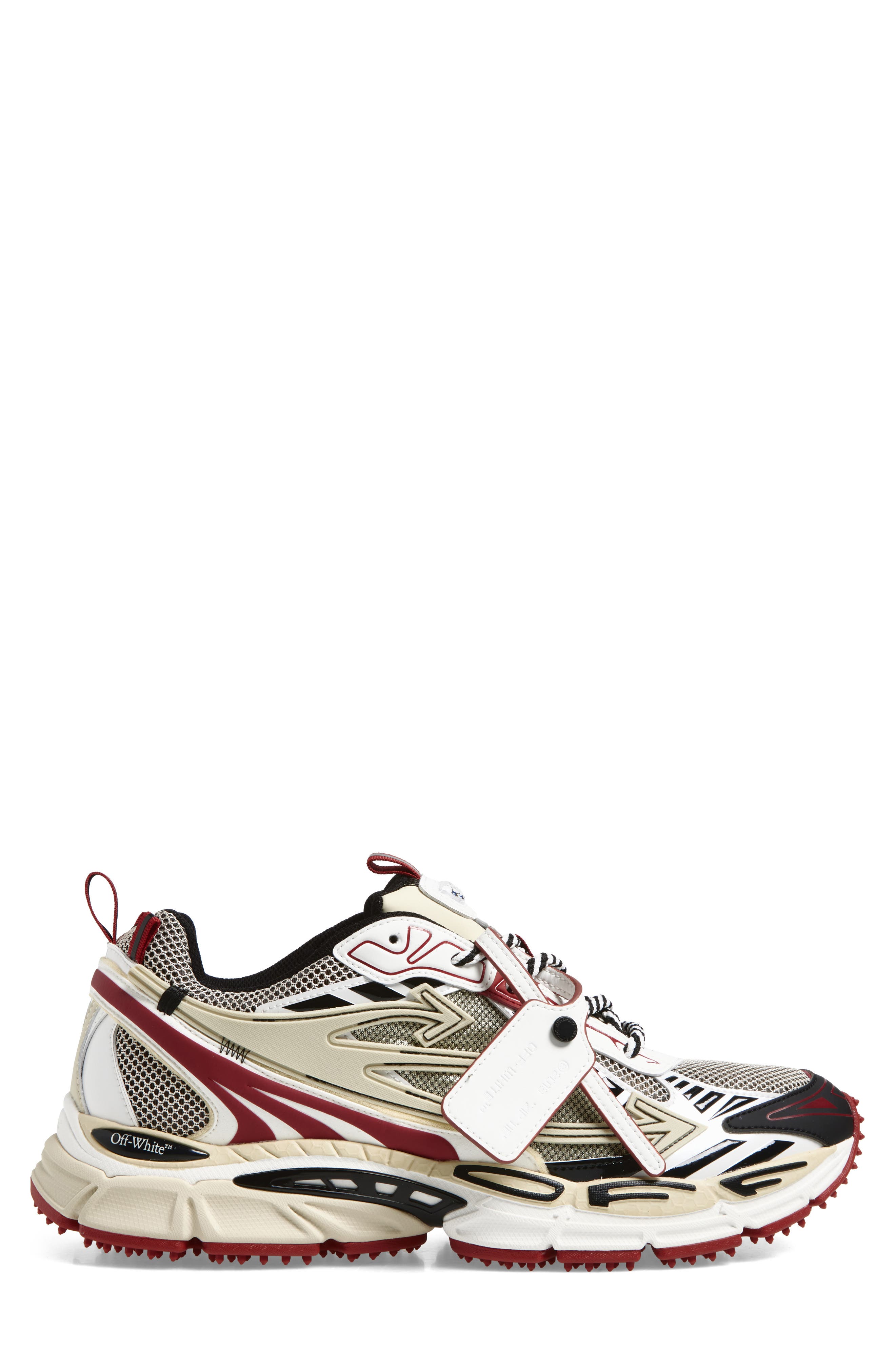 Off-White Be Right Back Sneaker, Alternate, color, Sand - Red