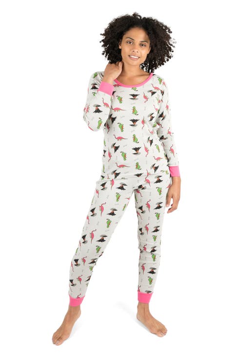 Women's Cotton Matching Family Pajamas, Wild Canvas Prints