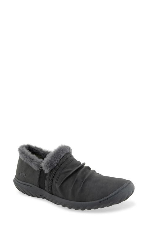 Reese Water Resistant Faux Leather Flat