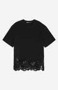Bimba y Lola Oversize Lace T-Shirt