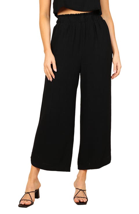Eleanor Wide Leg Linen Pants