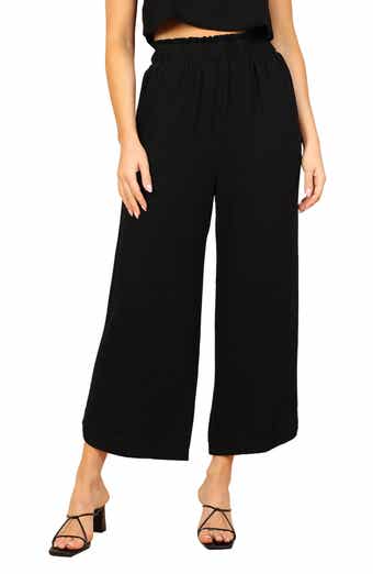 ☆Sam Edelman☆OCEAN PLEATED CULOTTES HIGH RISE PANT Sam Edelman Ocean Pleated Linen Blend Culottes | Nordstrom