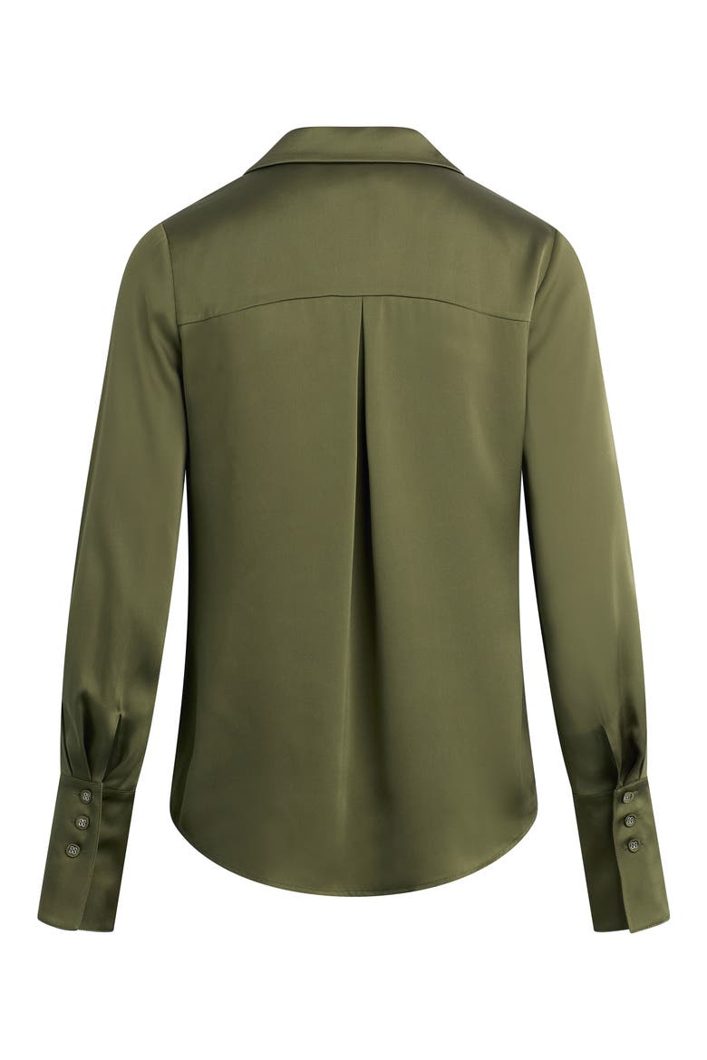 The Lily Button-Up Shirt, Alternate, color, SMOKETREE
