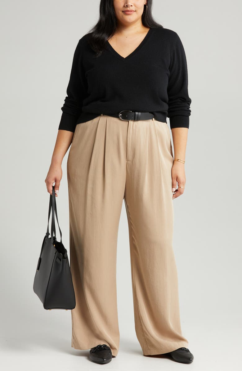 Nordstrom V-Neck Cashmere Sweater, Main, color,