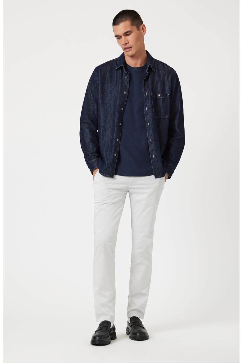 Milton Slim Fit Twill Pants, Alternate, color, STONE CITY SMART