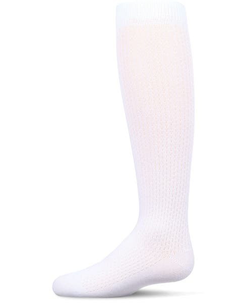 Pointelle Dot Knee High Socks (Toddler, Little Kid & Big Kid)