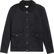 BP. Fleece Lined Cotton Twill Ledger Jacket