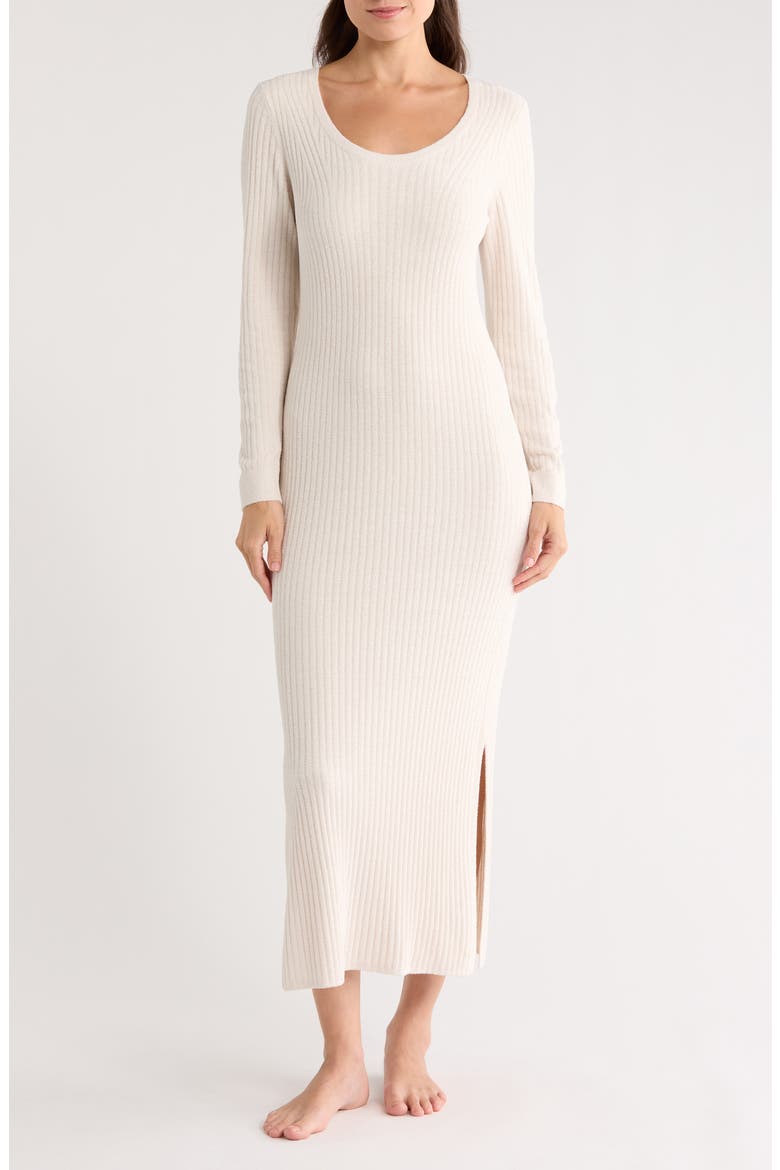 ribbed scoop neck midi dress CozyChic® Ultra Lite® Rib Scoop Neck Midi Dress (Women)