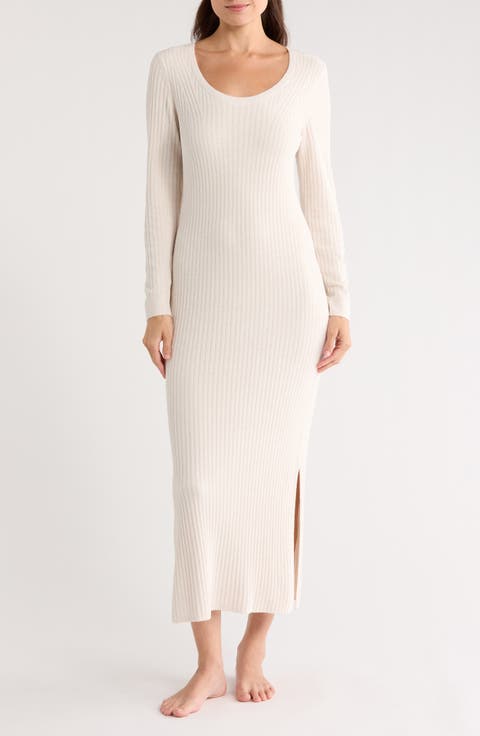 CozyChic® Ultra Lite® Rib Scoop Neck Midi Dress