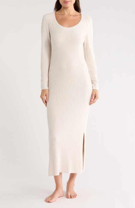 Barefoot Dreams® CozyChic® Ultra Lite® Rib Scoop Neck Midi Dress