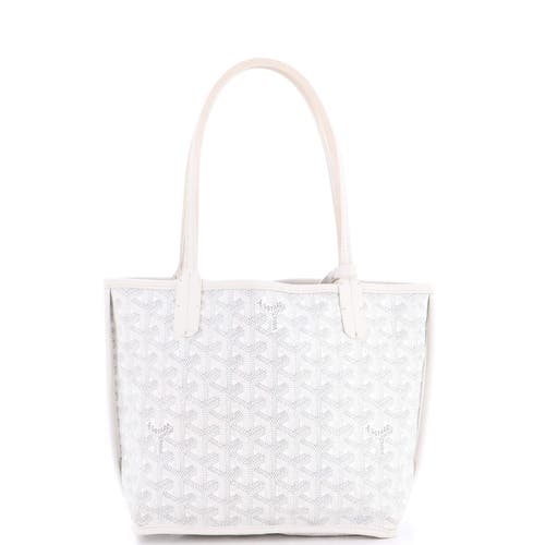 Pre-Owned Goyard Anjou Reversible Tote Coated Canvas Mini in White at Nordstrom, Size X-Small
