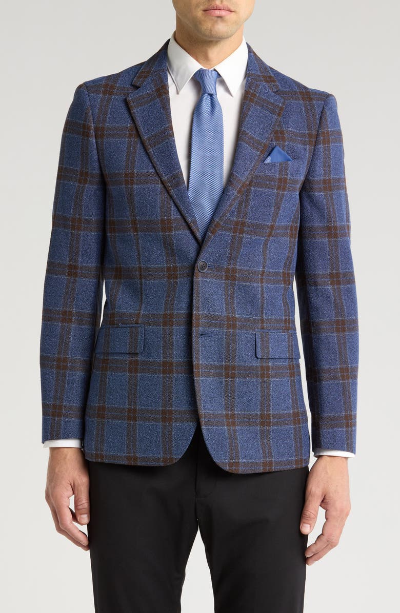 Vince Camuto Plaid Sport Coat, Main, color,