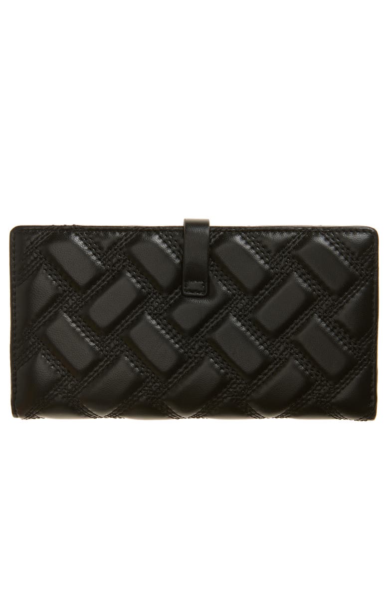 Kurt Geiger London Quilted Leather Bifold Wallet, Alternate, color, Black