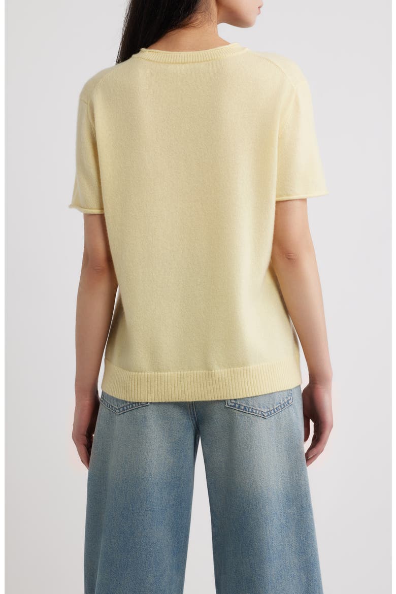 Cashmere Knit Tee, Alternate, color, MOONLIGHT