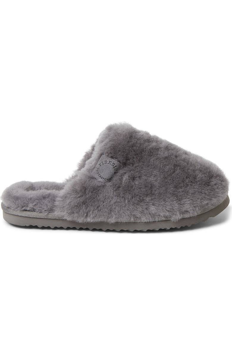 DEARFOAMS Fireside Genuine Shearling Mule Slipper, Alternate, color,