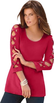 Roaman's Ultimate Lattice Sleeve Tee