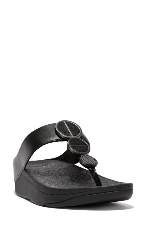 Metallic Medallion Flip Flop (Women)