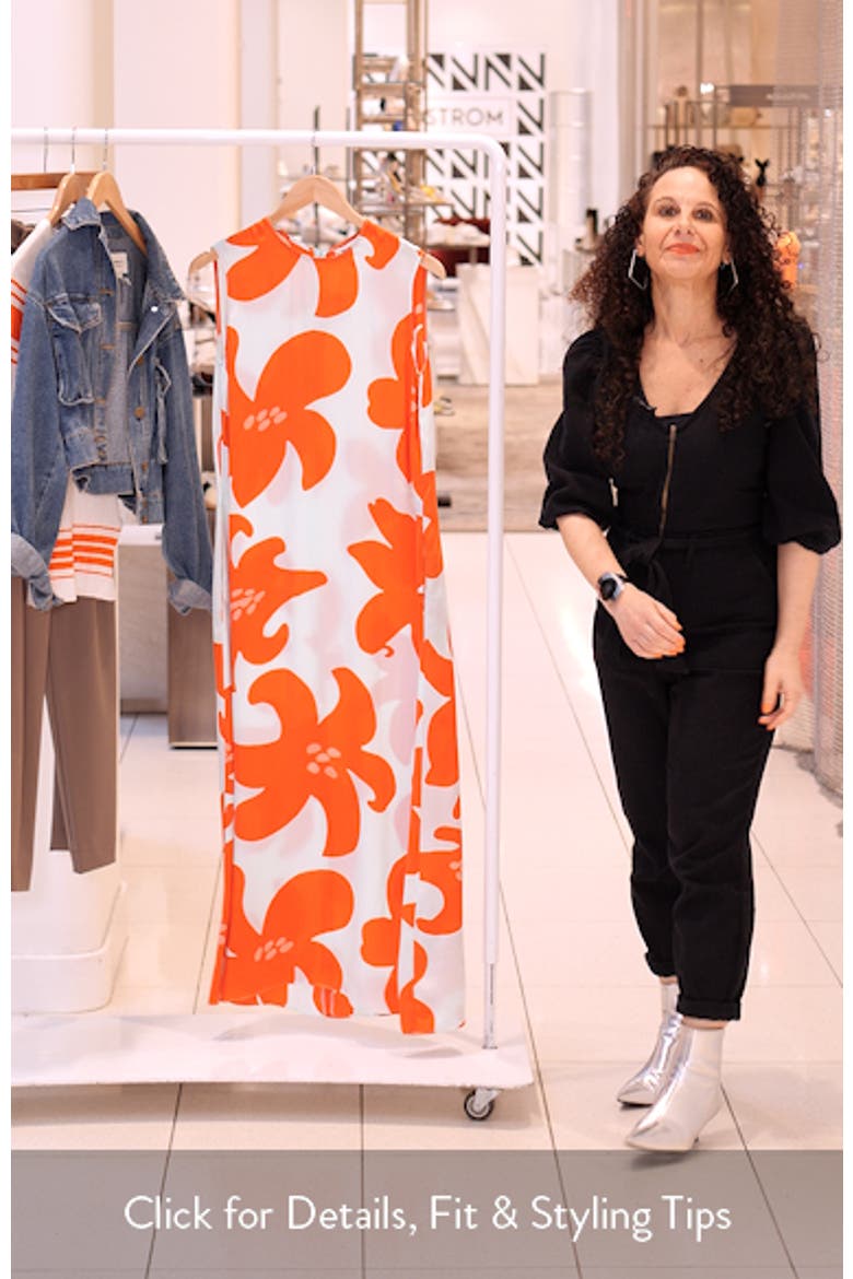 Migot Villinarsissi Sleeveless Cupro Shift Dress video
