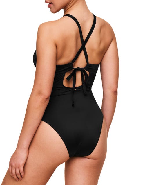 Adore Me Joan Swimwear One Piece In Black