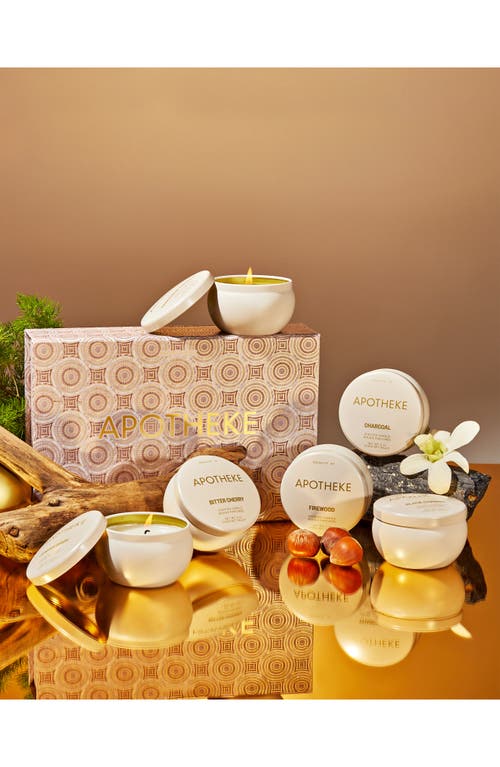 Apotheke Winter 6-piece Scented Mini Candle Discovery Set In White