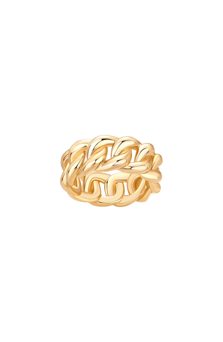 BY ADINA EDEN Solid Wide Link Band Ring, Main, color,