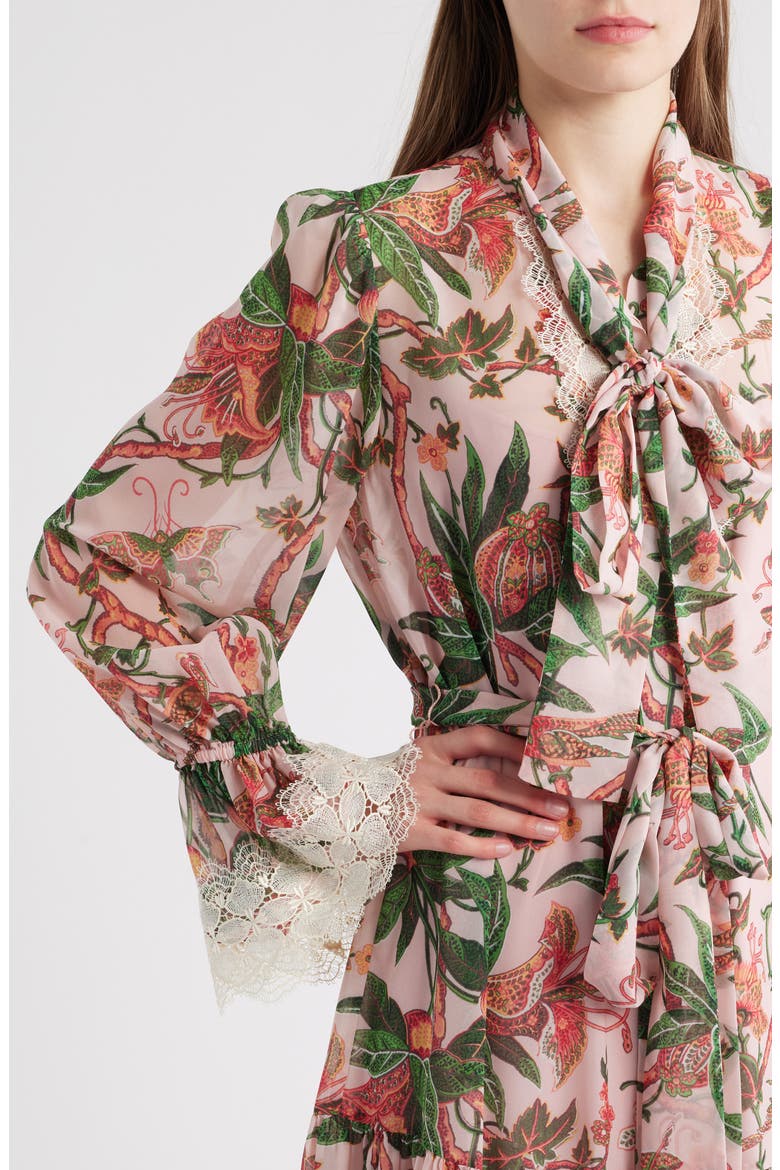 Payne Long Sleeve Maxi Dress, Alternate, color, PEONY MULTI