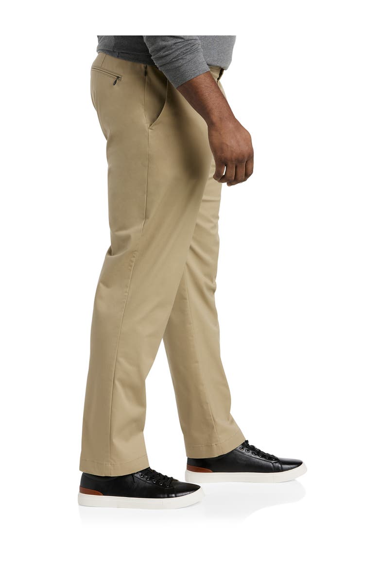 Big & Tall Straight-Fit Tech Pants, Alternate, color, VINTAGE KHAKI