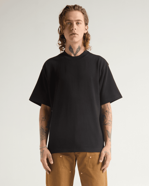 Shaka Wear Garment Dye Designer Tee Short Sleeve In Black