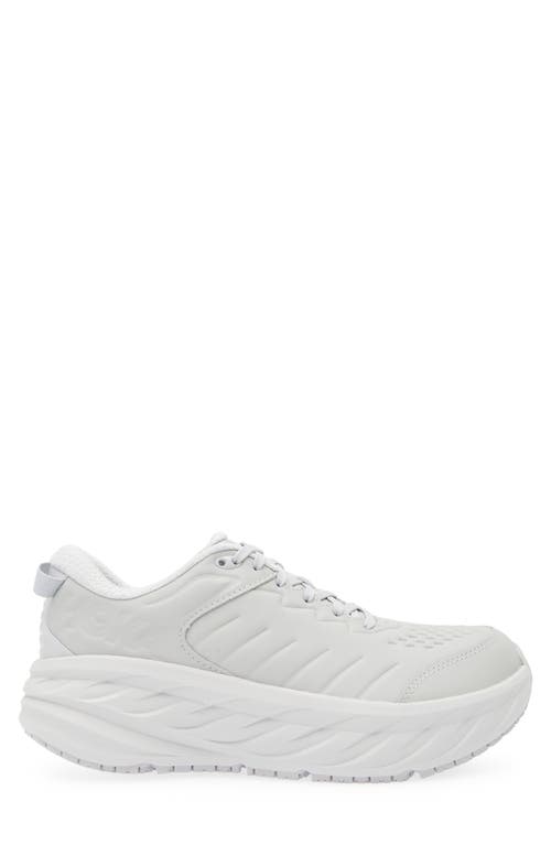 Hoka Bondi Sr Water Resistant Sneaker In Gray