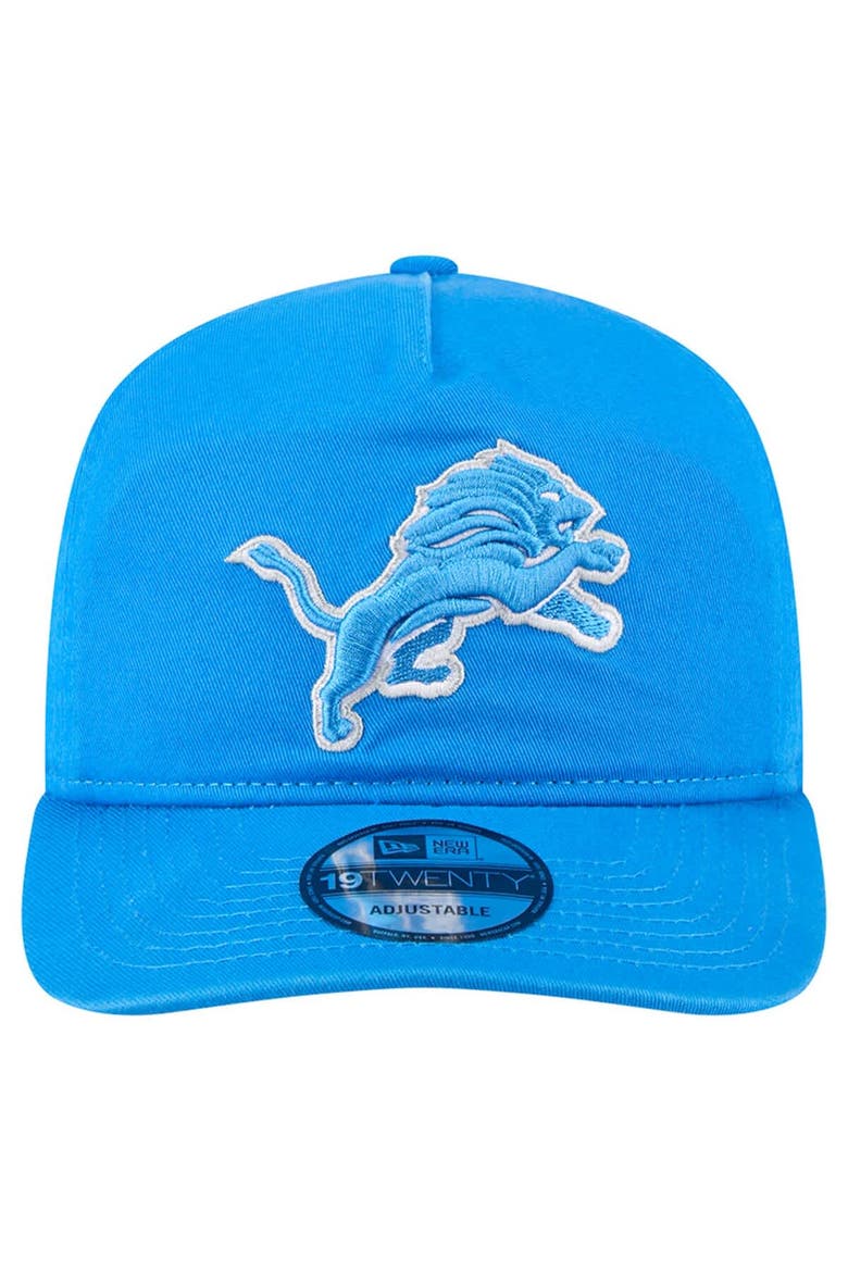 Men's New Era  Blue Detroit Lions Team 19TWENTY Adjustable Hat, Alternate, color, Blue