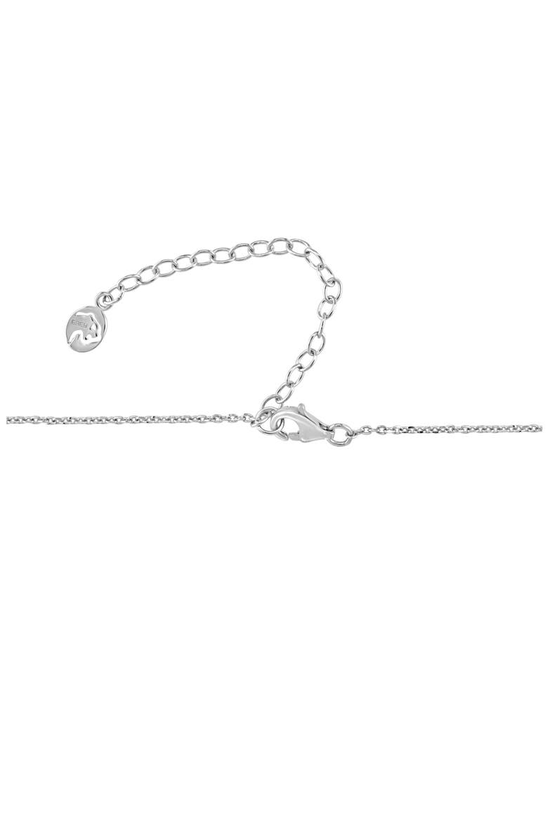 Diamond V-Pendant Necklace, Alternate, color, SILVER
