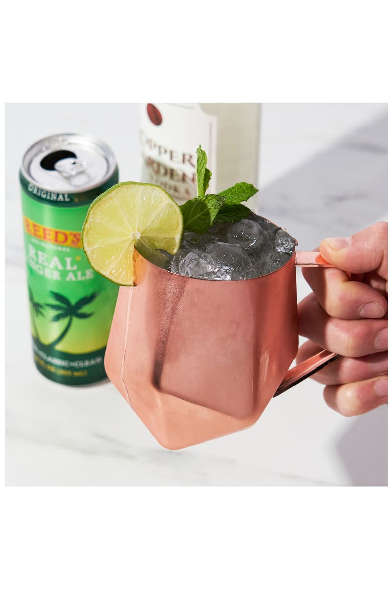 Seneca Faceted Moscow Mule Mug, Alternate, color, COPPER