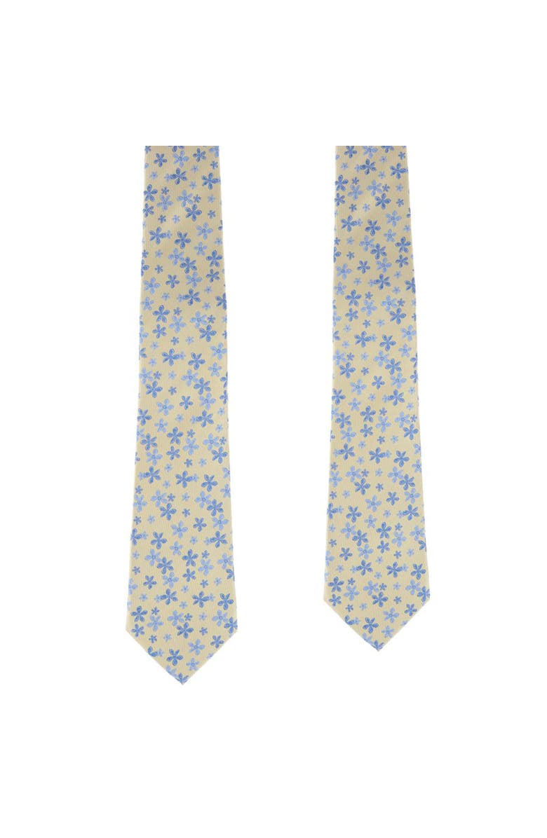 Trafalgar Daddy & Me Weldon Floral Silk Novelty Neckties, Alternate, color, Yellow