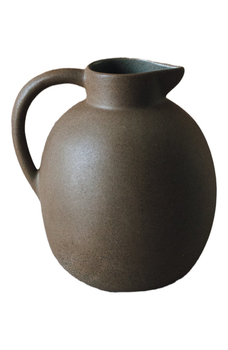 Al Centro Ceramica Ball Pitcher, Alternate, color, Terracotta
