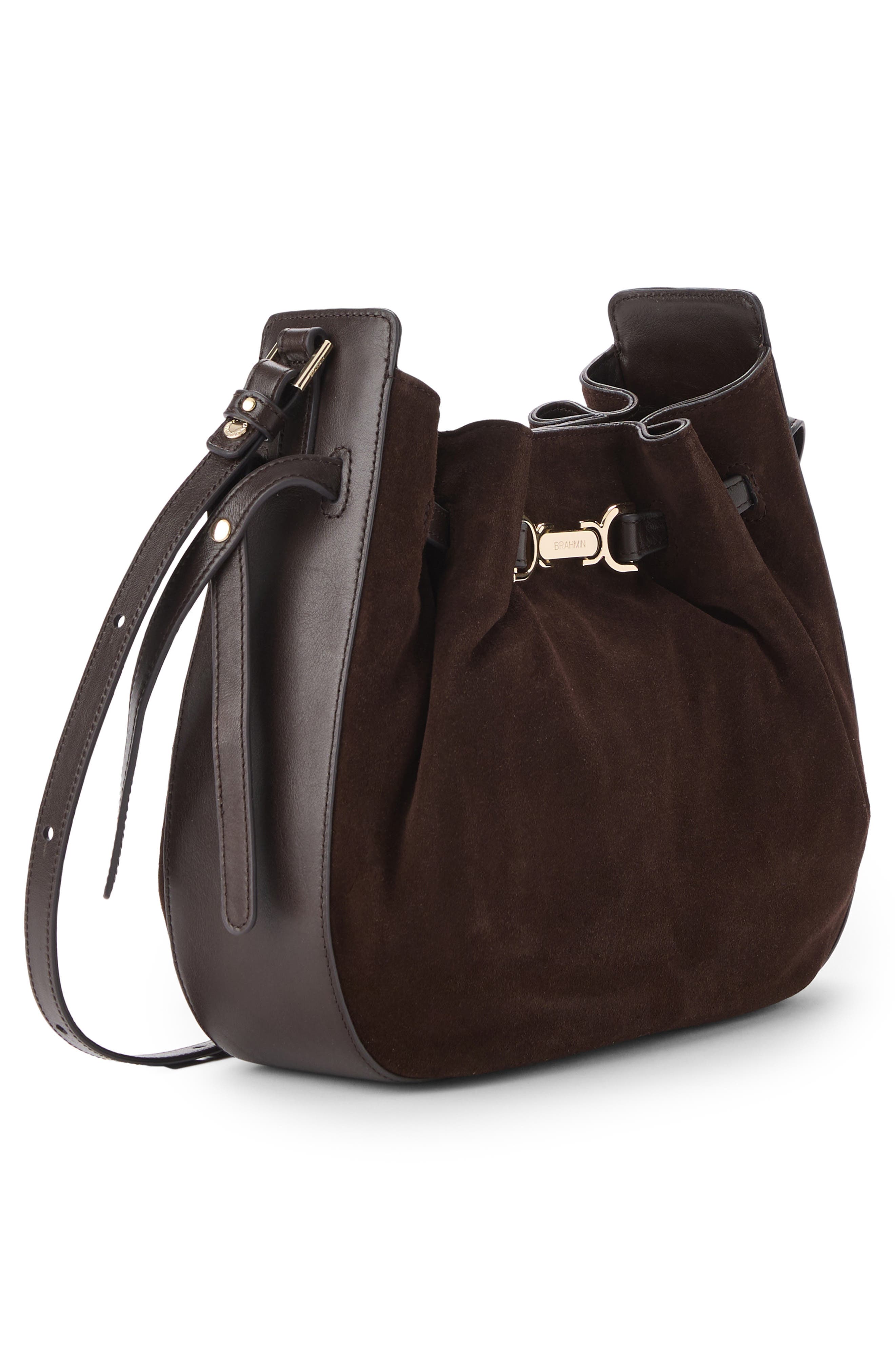 Marge Leather Crossbody Bag, Alternate, color, CHOCOLATE