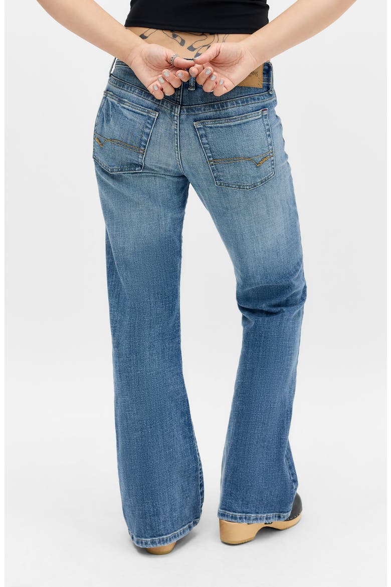 Teo Low Rise Relaxed Bootcut Jeans, Alternate, color, MID VINTAGE