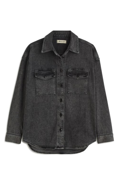 Madewell Stretch Denim Button-up Shirt In Chamberlain Wash