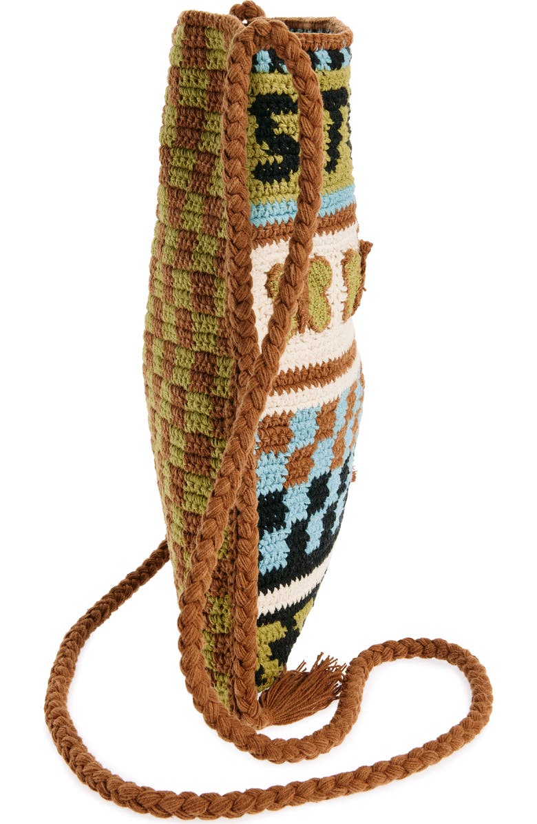 Story mfg. Stash Organic Cotton Crochet Crossbody Bag, Alternate, color,