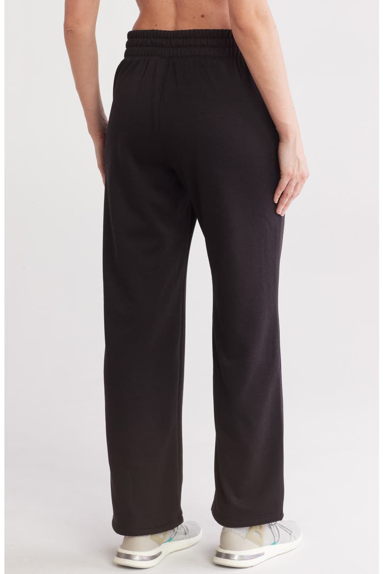 Sunday Vibe Scuba Fleece Pants, Alternate, color, BLACK