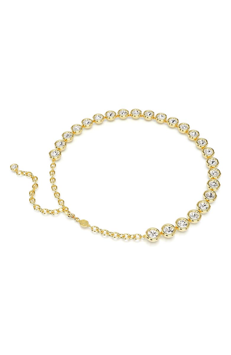 Swarovski Imber Collar Necklace, Alternate, color, Gold