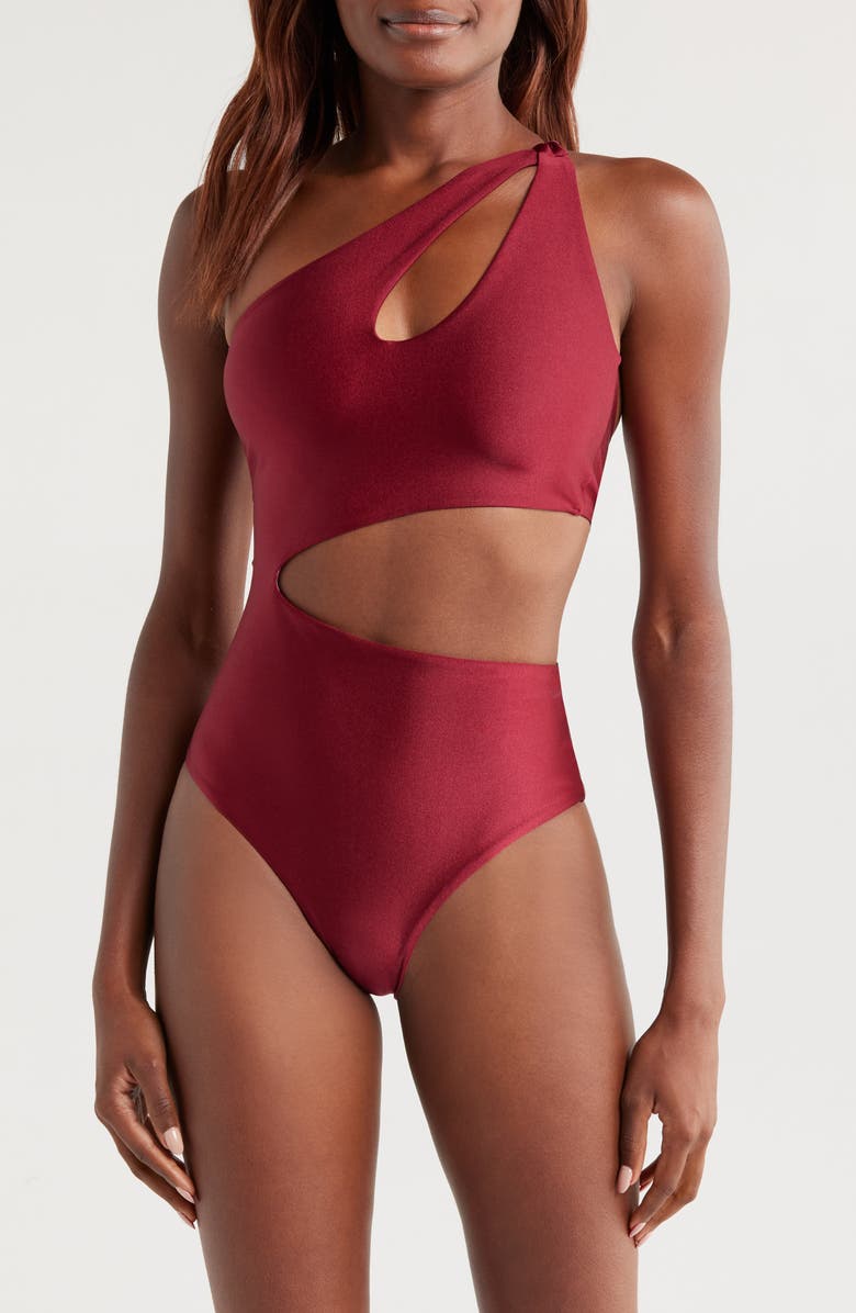 BOAMAR Etro One-Piece Swimsuit, Main, color, Wine