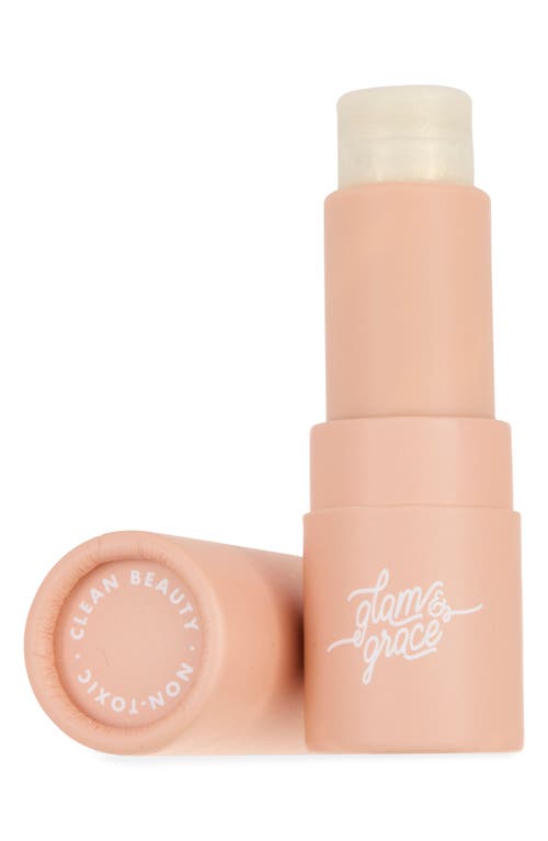 Glam & Grace Shimmer Lip Balm In Brown