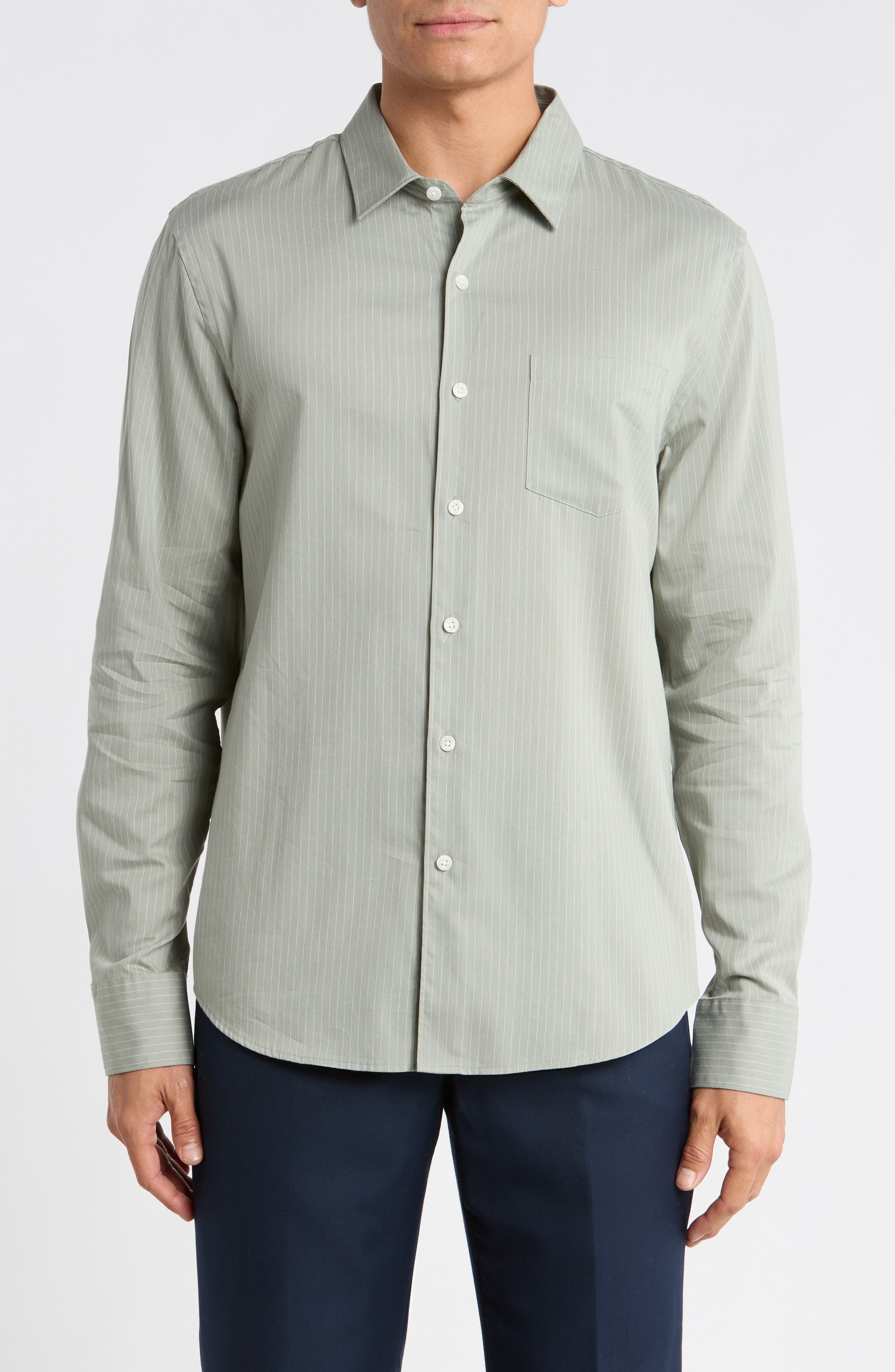 Bateman Striped Long Sleeve Shirt