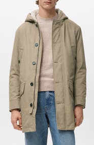 MANGO Water Repellent Parka